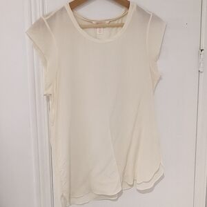 White, slightly sheer blouse from Joe Fresh (100% silk)